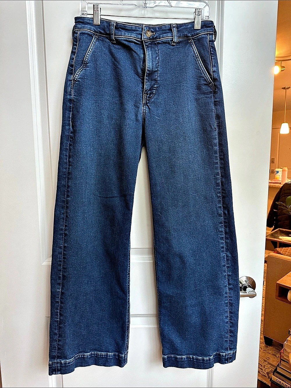 J.CREW High-Rise Trouser Jeans Blue Waist 29